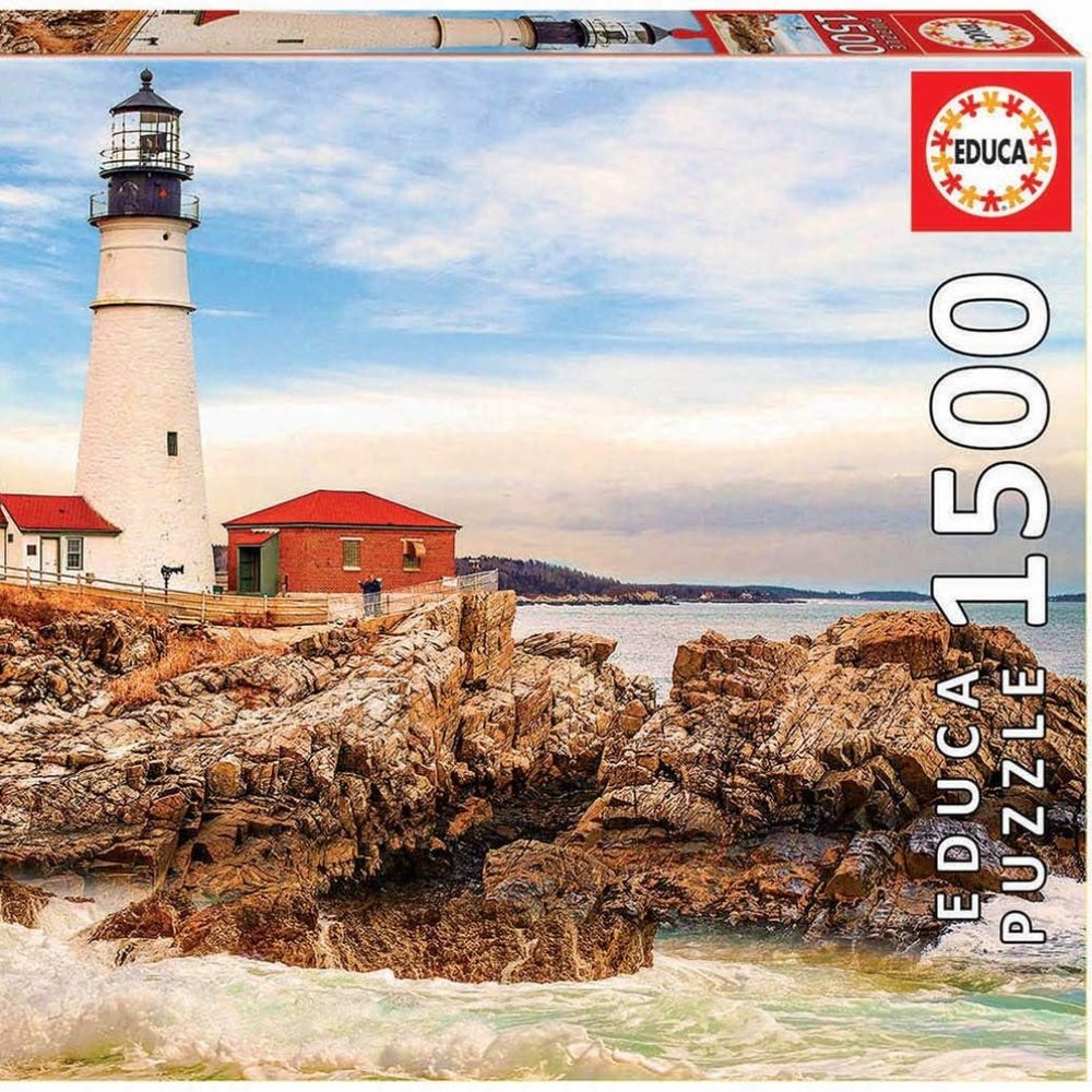 3/$118❤️new Rocky Lighthouse 1500pcs puzzle EDUCA #17978 Phare et Rochers